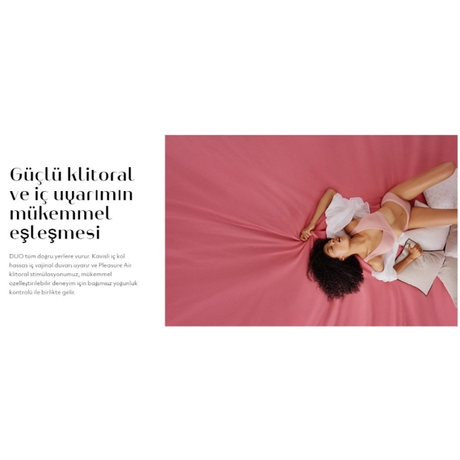 Womanizer Duo Bordeaux G-Bölgesi ve Klitoris Uyarıcı Lüks Vibratör