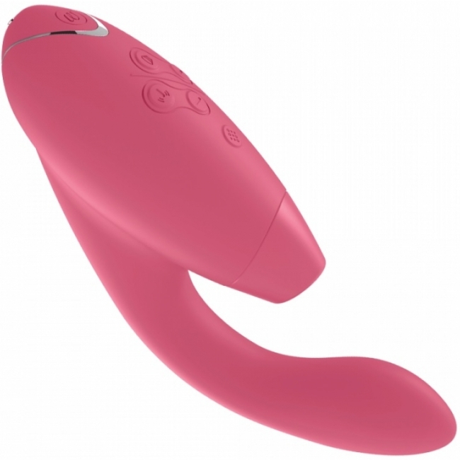 Womanizer Duo Raspberry G-Bölgesi ve Klitoris Uyarıcı Lüks Vibratör