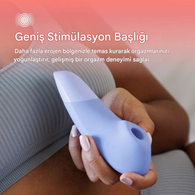 Womanizer Enhance Lilac Emiş ve Titreşimli 2 si 1 Arada Klitoris Stimülatör Vibratörü