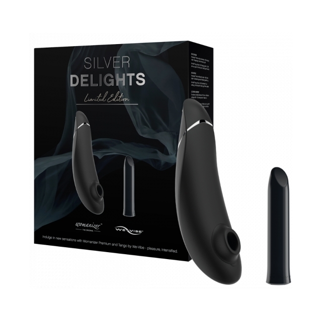 Womanizer Premium ve We-Vibe Tango Silver Delights Limited Edition Vibratör Seti