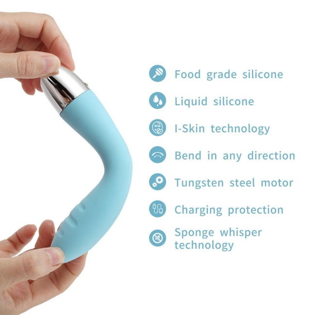 Wowyes V1 G-Bölgesi Uyarıcı Bükülebilen Şarjlı 10 Modlu Titreşimli Vibratör