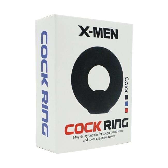 X-Men Süper Esnek Siyah Penis Halkası