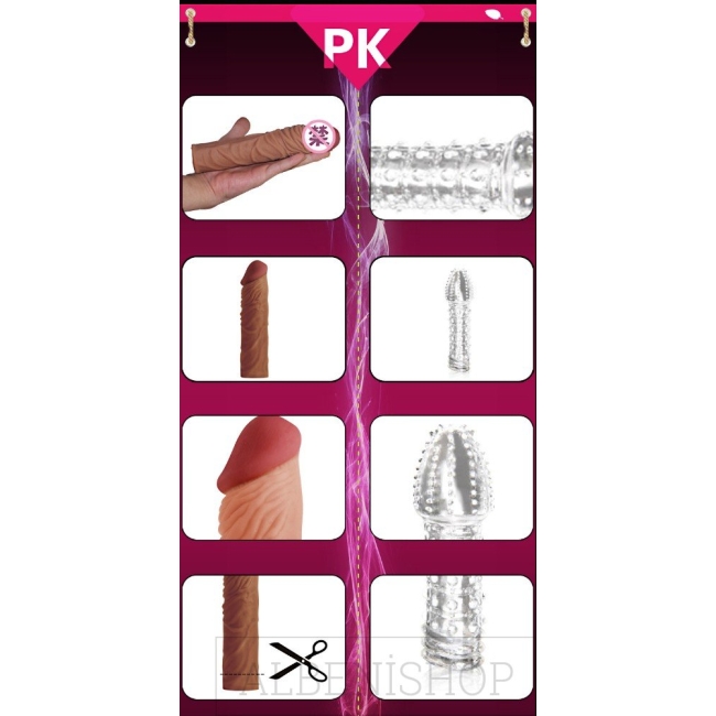Lovetoy X-Tender Realistik Dokulu 5 Cm Uzatmalı Penis Kılıfı-LV1052B