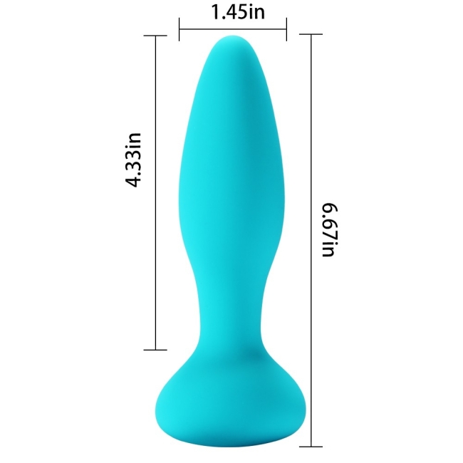 Booty Shaker Kumandalı 10 Modlu Titreşimli Anal Plug Vibratör