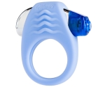 Mae B Pürüzsüz Silikon Titreşimli Mavi Penis Halkası