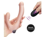 Uzaktan Kumandalı Ultra Lüks Strapless Double Vibratör Penis