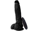 Dildo Series Siyah Dragon 21 Cm 10 Modlu Titreşimli Realistik Penis