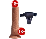 21 Cm Ekstra Yumuşak Çift Katmanlı Özel Silikon Dokuda Belden Bağlamalı Penis 21 Cm Ekstra Yumuşak Çift Katmanlı Özel Silikon Dokuda Belden Bağlamalı Penis