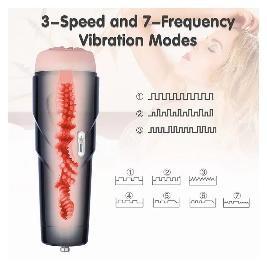 3 Hızlı ve 7 Frekanslı Titreşim Modları Seks Makinesi için Hismith Şarj Edilebilir Erkek Masturbator 3 Hızlı ve 7 Frekanslı Titreşim Modları Seks Makinesi için Hismith Şarj Edilebilir Erkek Masturbator