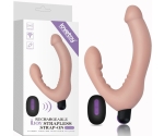 Uzaktan Kumandalı Ultra Lüks Strapless Double Vibratör Penis