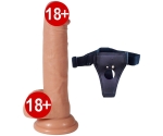 Addison Ultra Yumuşak Çift Katmanlı 17 Cm Realistik Kemerli Penis Dildo Addison Ultra Yumuşak Çift Katmanlı 17 Cm Realistik Kemerli Penis Dildo