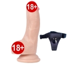 Andrew 16 Cm Kemerli Anal Vajinal Strap On Penis