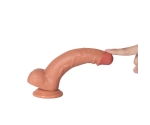Archie Çift Katmanlı Ultra Gerçekci 21 Cm Realistik Penis Dildo