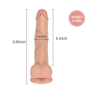 Archie Çift Katmanlı Ultra Gerçekci 21 Cm Realistik Penis Dildo