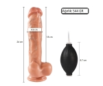 Arnold 25 Cm Orgazm Olabilen Damarlı Realistik Penis