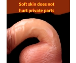 18 Cm Çift Katmanlı Ultra Yumuşak Realistik Penis  18 Cm Çift Katmanlı Ultra Yumuşak Realistik Penis