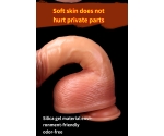 23 Cm Çift Katmanlı Ultra Yumuşak Realistik Penis  23 Cm Çift Katmanlı Ultra Yumuşak Realistik Penis