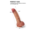 26 Cm Damarlı Yumuşak Dokulu Realistik Kemerli Penis  26 Cm Damarlı Yumuşak Dokulu Realistik Kemerli Penis