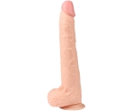 Brt 29.5 Cm Esnek Ve Damarlı Güçlü Vantuzlu Realistik Kemerli Penis