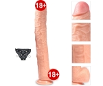 Bonilove Huoer Sword 43 Cm Realistik Damarlı Dev Kemerli Penis
