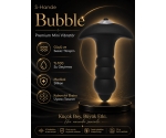 Bubble Kabarcık Desenli Titreşimli Silikon Anal Plug