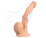Byon Belden Bağlamalı Büyük Boy 27 Cm Kemerli Realistik Dildo