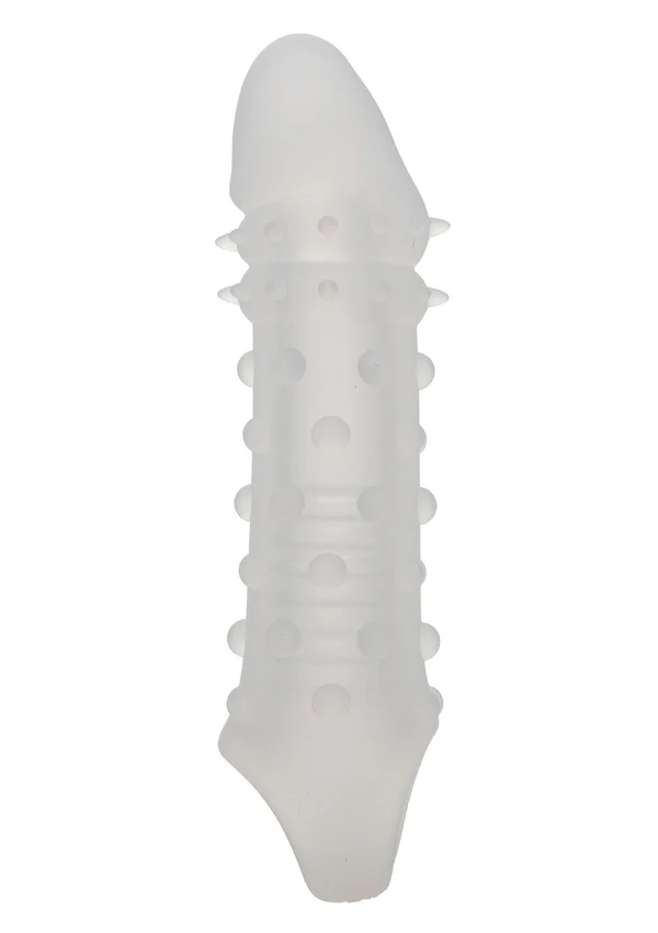 Calexotıcs Liquid Silicone Adonis Tırtıklı Penis Kılıfı