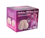 Chihiro 3D Yumuşak Siilikon Anal ve Vajinal Kalça Mastürbatör