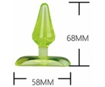 Cnw Jel Dokulu Mini Anal Plug-Yeşil