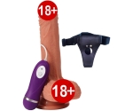 Crowley 18 Cm 10 Fonksiyonlu Titreşimli Ultra Yumuşak Kemerli Realistik Penis