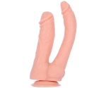 Damarlı 23 Cm Yumuşak Double Realistik Dildo