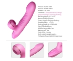 Db Arabella İleri Geri Oynar Başlı Klitoris Sıcaklık Titreşimli Vibratör