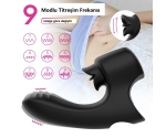 Devils Kiss 9 Modlu Titreşimli ve Dil  Parmak Vibratör