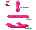 Dibe 7 Modlu Titreşimli Klitoris Uyarıcı G-Bölgesi Emişi Yapabilen Şarjlı Vibratör