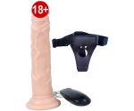 Dildo Series 15 Cm 10 Modlu Anal ve Vajinal Strap On Tireşimli Realistik Penis	