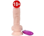 Dildo Series 18 Cm 10 Modlu Titreşimli Realistik Penis