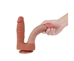 Dildo Series 21 Cm Yumuşak Esnek Realistik Double Penis