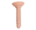 Dildo Series Anal ve Vajinal Yumuşak Dokulu 14 Cm Takma Penis