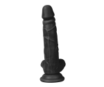 Dildo Series Fairy Dragon 19 Cm Belden Bağlamalı Realistik Siyah Penis