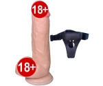 Dildo Series Kasdin 15 Cm Belden Bağlanmalı Realistik Dokuda Penis