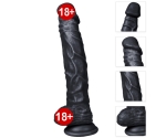 Dildo Series Knight 25 Cm Realistik Dev Zenci Penis