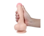 Dildo Series Mars 20 Cm Esnek Dokuda Belden Bağlamalı Realistik Penis 