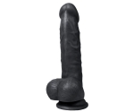 Dildo Series Mars 20 Cm Esnek Dokuda Realistik Siyah Penis
