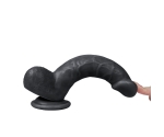 Dildo Series Mars 20 Cm Esnek Dokuda Realistik Siyah Penis