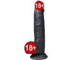 Dildo Series Mars 20 Cm Esnek Dokuda Realistik Siyah Penis