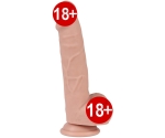 Dildo Series Mars Kıkırdaklı Şekil Alabilir 19 Cm Esnek Realistik Penis
