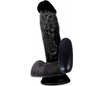 Dildo Series Siyah 15 Cm 10 Modlu Titreşimli Realistik Penis