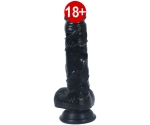 Dildo Series Siyah Beat 19 Cm Esnek Realistik Penis Dildo