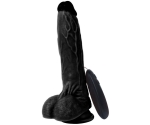 Dildo Series Siyah Dragon 21 Cm 10 Modlu Titreşimli Realistik Penis