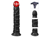 Dildo Series Siyah Iron 24 Cm Esnek Kemerli Realistik Penis Dildo Dildo Series Siyah Iron 24 Cm Esnek Kemerli Realistik Penis Dildo